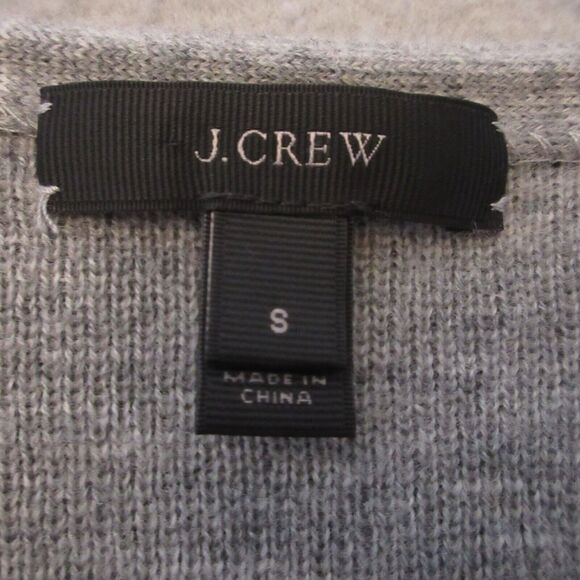 J Crew Sweater Women Small 100% Merino Wool Warm Travel Comfort Pockets - Picture 3 of 9